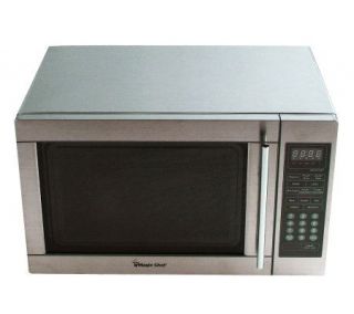 Magic Chef 1.3 Cubic Ft 1,100 Watt Stainless Microwave   H358967