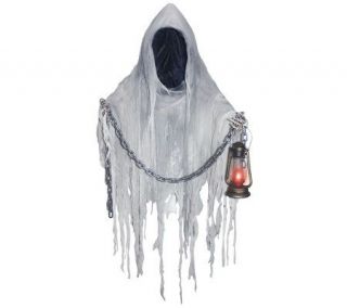 65 Hanging Faceless Reaper with Light Up Lantern —