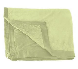 Berkshire Blanket Twin Size Solid Plush Blanket —
