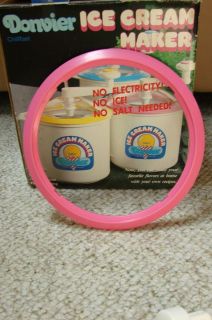 Donvier Ice Cream Maker Replacement Parts * Lid pink Ring rim