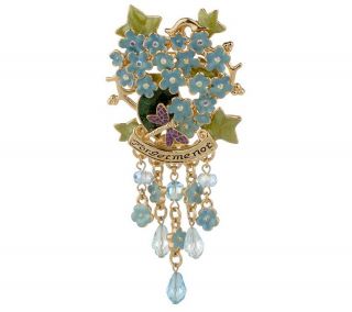 Kirks Folly Forget Me Not Flower Pin —
