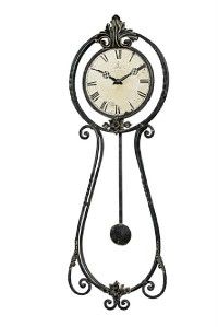  of The Century Metal Wall Clock Pendulum 36H Creative Co Op