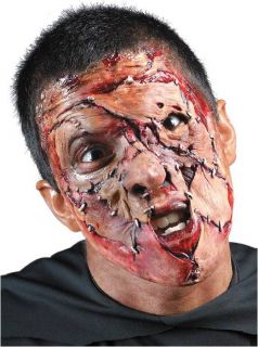 Foam Latex Prosthetic Halloween Mask Stitched Face 2nd Skin
