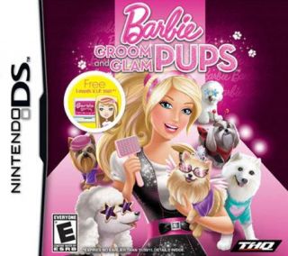 Barbie Groom and Glam Pups   Nintendo DS —
