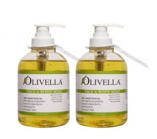 Olivella Liquid Soap Duo with Pump Dispensers —