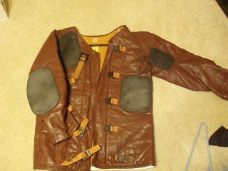 Creedmoor Hardback Heavy Leather Shooting Coat Size 44