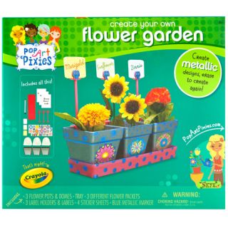 pixies skye create your own flower garden craft kit new