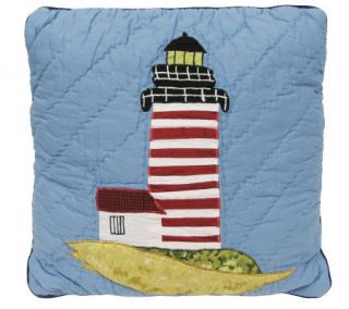 Donna Sharp Handquilted Lighthouse Tour Decorative Pillow —