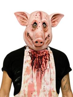 psycho pig scary animal halloween costume mask