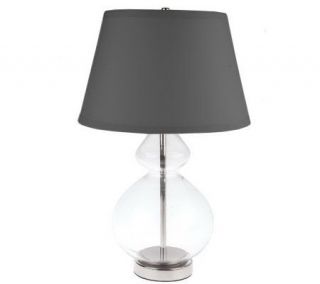 Jeff Lewis Set of Two Glass Base 19 inch Accent Lamps —