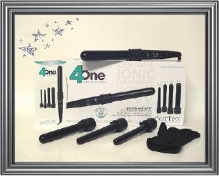 Cortex 4NONE Professional Clipless Curling Iron Set
