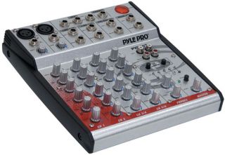 New Pyle PYD6070 6 Channel 2 Bus Console Mixer DJ Pro