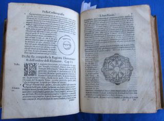 1587 Oronce Fine Mathematics Science Hundreds of Woodcuts 1st Italian