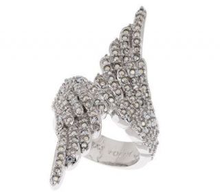 Kirks Folly Fly Home Angel Wing Ring —