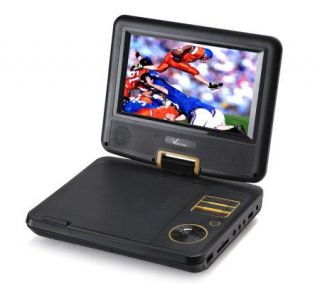 Verezano 7 LCD Screen Portable DVD Player with Swivel Screen