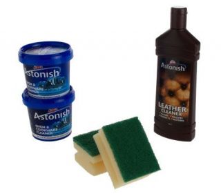 Astonish Multi Purpose Cleaning Paste and Leather Cleaner Kit   V30977