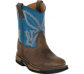 Rocky 3590 Ride Western Boots Shoe Brown Youth Kid Boys