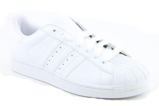  Mens Adidas Superstar II Shoes All White