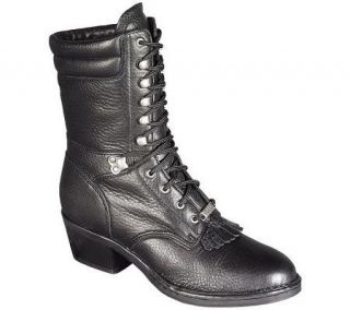 Double H Womens Black 8 Opanka Packer Boots —