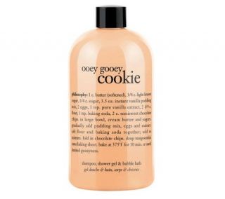 philosophy ooey gooey cookie 3 in 1 shower gel,16 oz —