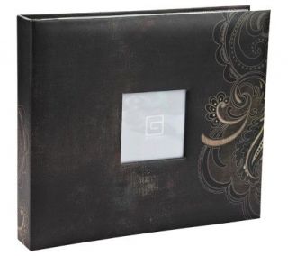 Basic Grey 12 x 12 D Ring Album with Cover Window   Black —