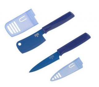 Kuhn Rikon 2 piece Nonstick Mini Knife Prep Set —
