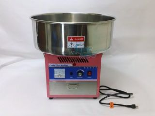 Electric Cotton Candy Machine Commercial Floss Maker 110V 50Hz US Demo