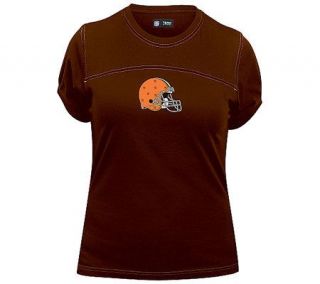 NFL Cleveland Browns Womens Studded Gal Plus Size T Shirt —