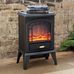 Estate Design Courtland 400 Sq ft Electric Stove Fireplace Heater