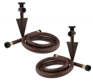 Set of 2 6ft. Hose SpigotExtension with Stakes —