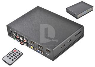 All in One CVBS YPbPr VGA to HDMI Converter USB 1080p Video Adapter