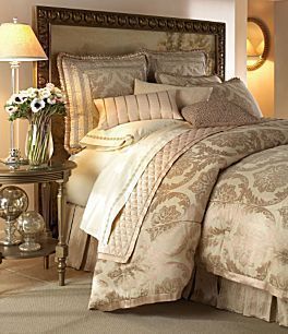Croscill Trousseau Queen Comforter Pillows 6pc Set Rose Quartz SP