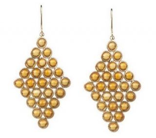 VicenzaGold Gemstone Bead Dangle Earrings 14K Gold —