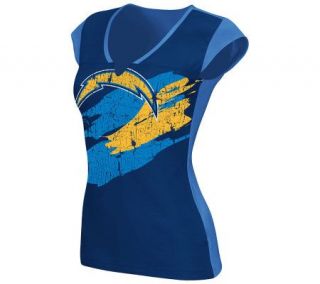 NFL Seattle Seahawks Womens Face Paint SplitNeck T Shirt   A319178