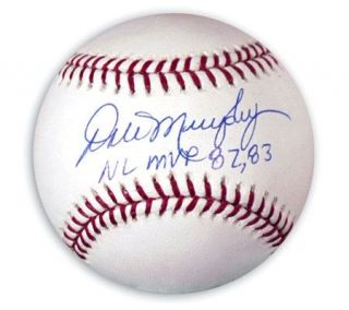 Dale Murphy (Braves) Autographed NL MVP 82/83Baseball —
