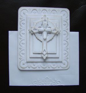 Stampin Up Handmade Easter Cross Card Use for Wedding Baptism First