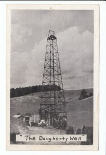 Daugherty Oil Well Cross Fork Pennsylvania PA Postcard