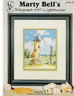 Cross Stitch Telegraph Hill Lighthouse Marty Bell  $7*