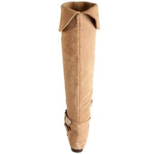 New BCBGeneration Cristina Over The Knee Taupe Boots 8