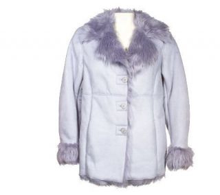 Centigrade Washable Faux Shearling Jacket with Faux Fur —