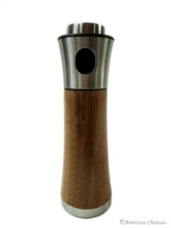 bamboo stainless steel cooking olive oil bottle salad sprayer mister