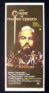 Count of Monte Cristo 1975 Richard Chamberlain Daybill Movie Poster