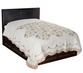 Classic Moment Handcrafted 100% Cotton Full Quilted Bedspread