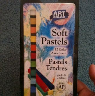 Art Color Soft Pastels 12 Colors New Art Supplies