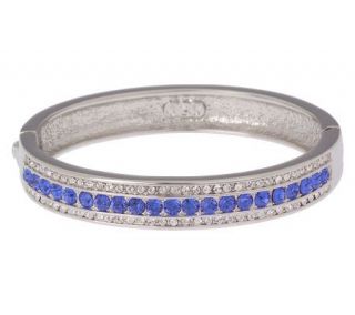 Jacqueline Kennedy Reproduction Simulated Sapphire Bangle —
