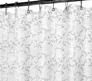 Watershed 2 in 1 Victorian Lace 72x72 Shower Curtain   H186224