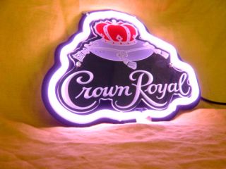 Crown Royal Beer Bar 3D Neon Light Sign SD365