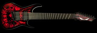 Dean USA Rusty Cooley RC8 String Fanned Fret Xenocide Electric Guitar