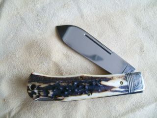 Tuna Valley Stag Lockback Hunter Knife Great Eastern Cutlery