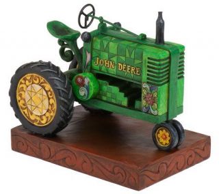 Jim Shore John Deere Traditions Tractor Figurine —